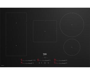 Beko HII85720UFT Table de cuisson à induction encastrable 80 cm 5 brûleurs Noir