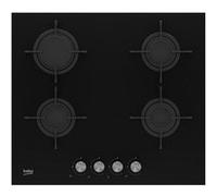 Beko Plaque de cuisson encastrable HILG 64220 S Gaz 4 zones Noir