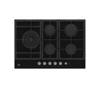 Beko HILL 75235 S Table de cuisson encastrable 75 cm Gaz 5 feux Noir