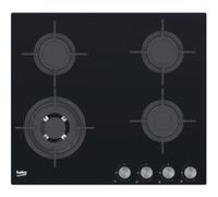 Beko hilw64222s plaque intégré cuisinière à gaz noir Noir G