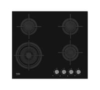 HILW64222S - Table de cuisson au gaz - 5 plaques de cuisson - Niche - largeur : 56 cm - profondeur : 48 cm - noir
