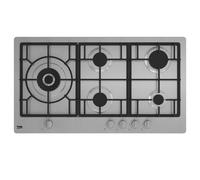 Beko HIML 95225 SXE inox Table de cuisson intégrée 90 cm de gaz 5 zone(s)