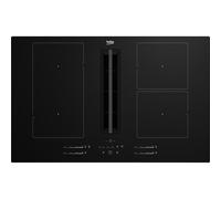 Beko HIXI 84700 UF Noir Intégré 80 cm Plaque avec zone à induction 4 zone(s) Hotte intégrée