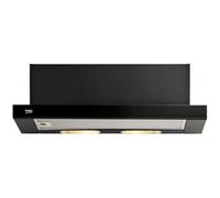 Beko Hotte aspirante semi-encastrée 2 filtres, 2 vitesses, éclairage LED, noire (CTB6250B)