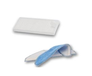 Beko Kit d'accessoires pour aspirateur robot compatible avec les modèles VRR61414VB et VRR60314VW, filtre de rechange et serpillère