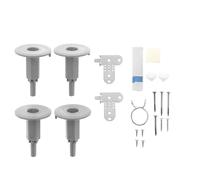 Beko Kit de fixation pour porte de lave-vaisselle - Kit de fixation de porte encastré décor intégré - Pièce d'origine 1784430047 - Compatible lave-vaisselle Beko intégré