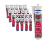 Beko Lot de 20 mastics acryliques blancs 310 ml (1 carton)