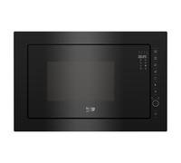 Beko - Micro-ondes encastrable 900W, grand volume 25L, gril, 9 fonctions de cuisson auto, cavité en inox, sécurité enfant (BMGB25333BG)
