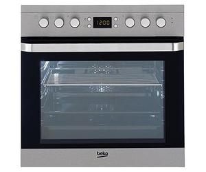Beko OUM 22326 X Combine de cuisson pour plaque de cuisson/A / 65 l/plaque vitrocéramique/argent