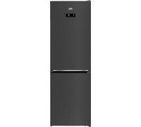 Beko RCNE366E70ZXBRN Réfrigérateur combiné - 323L, NoFrost, Smooth Fit, 3 tiroirs de congélation, Zone 0°C, HarvestFresh, Alarme de porte, Dark Inox, Classe B