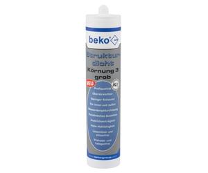 beko Scellant structuré 310 ml blanc texturé, grain 3 grossier, joint de plâtre, façade, maçonnerie 230 333