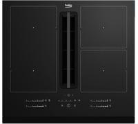 Beko Table de cuisson induction aspirante 60cm 4 feux 7400w - HIXI64700UF1