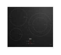 Beko Plaque à induction HII63402MT 3 zones de cuisson 5700 W Noir