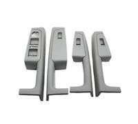 Bekuyu 3TD867157 Garniture Panneau Commande Cadre D'accoudoir Poignée Porte Intérieure Avant Arrière Voiture Pour Skoda Pour Superb 2008 2009 2010-2013 (4PCS-Grey)