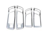 Bekuyu Autocollant De Couverture Cadre Poignée Porte Intérieure Voiture Accessoires De Voiture Pour Land Rover Pour Discovery Sport 2015 2016 2017 2018 2019 (Argent)