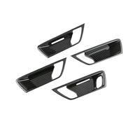 Bekuyu Autocollants De Voiture Pour Poignée De Porte Cadre De Décoration Accessoires D'intérieur Pour Ford Pour Focus MK4 2019 2020 2021 2022 2023 (Carbon Fiber look)