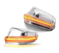 Bekuyu Clignotant Rétroviseur Latéral Pour Mercedes Pour Benz Pour Sprinter W906 2006-2021Clignotants Latéraux Dynamiques À LED(Argent)