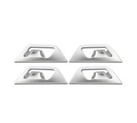 Bekuyu Couvercle De Cuvette De Poignée Porte Intérieure Voiture Accessoires Pour Peugeot 3008 5008 GT Hybrid MK2 2017 2018 2019 2020 2021 2022 2023 (Argent)