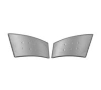 Bekuyu Couvercle De Poignée Intérieure Voiture Gris Boucle De Porte Couvercle De Main Accoudoir De Porte Base Noire Pour Peugeot 107 2005 2006 2007 2008 2009 (Left Right Covers)