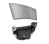 Bekuyu Couvercle De Poignée Intérieure Voiture Gris Boucle De Porte Couvercle De Main Accoudoir De Porte Base Noire Pour Peugeot 107 2005 2006 2007 2008 2009 (LH Cover and Base)