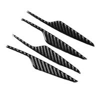 Bekuyu Poignée Traction Porte Intérieure Voiture Autocollant Couverture Panneau Commande Poignée Porte Intérieure En Fiber Carbone Pour ES ES200 250 260 300h 350 200 2018-2025