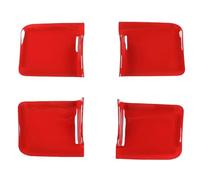 Bekuyu Poignée Traction Porte Intérieure Voiture Autocollant Couverture Protection Pour Bol Porte Intérieure ABS Pour Toyota Pour Tundra/pour Sequoia 2007 - 2021(Red)