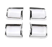 Bekuyu Poignée Traction Porte Intérieure Voiture Autocollant Couverture Protection Pour Bol Porte Intérieure ABS Pour Toyota Pour Tundra/pour Sequoia 2007 - 2021(Glossy Silver)