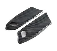 Bekuyu Poignée Traction Porte Intérieure Voiture Autocollant Décoratif Cadre Couverture Protection Poignée Porte Intérieure En Fiber Carbone ABS Pour Ford Pour Ranger T9 2022 2023 2024
