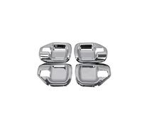 Bekuyu Poignée Traction Porte Intérieure Voiture Autocollants Décoration Poignée Porte Intérieure Pour Jeep Pour Compass 2010 2011 2012 2013 2014 2015 2016(Chrome)