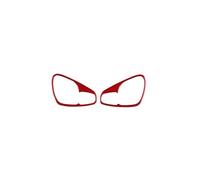 Bekuyu Poignée Traction Porte Intérieure Voiture Autocollants Pour Cadre Poignée Porte Intérieure Pour Mercedes Pour Benz Pour Smart 451 Pour Fortwo 2008-2015(Red)