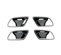 Bekuyu Poignée Traction Porte Intérieure Voiture Bande Garniture Poignée Porte Intérieure Voiture ABS Pour Mercedes Pour Benz LA W177 C118(Black)