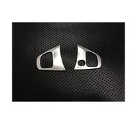 Bekuyu Poignée Traction Porte Intérieure Voiture Cadre Protection Cuvette Porte Intérieure Voiture Pour Renault Pour Captur Pour Kaptur Pour Clio 4 2013 2014 2015 2016 2017 2018(Matte Silver)
