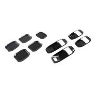 Bekuyu Poignée Traction Porte Intérieure Voiture Couvercle Décoration Bol Poignée Porte Intérieure Voiture Pour Jeep Pour Wrangler JL 4 Portes 2018 2019 2020 2021 2022 2023