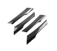 Bekuyu Poignée Traction Porte Intérieure Voiture Garniture Couvercle Poignée Porte Intérieure Voiture Pour VW Pour Tiguan 2008 2009 2010 2011 2012 2013 2014 2015 2016(Carbon Fiber Texture)