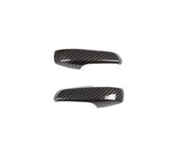 Bekuyu Poignée Traction Porte Intérieure Voiture Garniture Couvercle Poignée Porte Intérieure Voiture ABS Pour Mercedes Pour Smart Pour Fortwo 451 2010 - 2015(Carbon look)