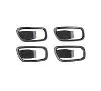 Bekuyu Poignée Traction Porte Intérieure Voiture Garniture Couverture Cadre Bol Poignée Porte Intérieure Voiture Pour VEZEL Pour XRV 2022 2023 2024(Carbon style)