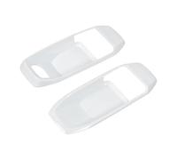 Bekuyu Poignée Traction Porte Intérieure Voiture Garniture Couverture D'autocollant Décoration Poignée Porte Intérieure Pour Jeep Pour Wrangler JL Pour Gladiator JT 2018 À Partir 2 Portes(Blanc)