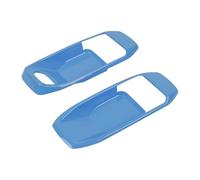 Bekuyu Poignée Traction Porte Intérieure Voiture Garniture Couverture D'autocollant Décoration Poignée Porte Intérieure Pour Jeep Pour Wrangler JL Pour Gladiator JT 2018 À Partir 2 Portes(Blue 1)