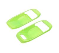 Bekuyu Poignée Traction Porte Intérieure Voiture Garniture Couverture D'autocollant Décoration Poignée Porte Intérieure Pour Jeep Pour Wrangler JL Pour Gladiator JT 2018 À Partir 2 Portes(Vert)