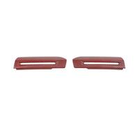 Bekuyu Poignée Traction Porte Intérieure Voiture Garniture De Poignée Porte Intérieure ABS Pour Ford Pour Mustang 2015 2016 2017 2018 2019 2020 2021 2022 2023 2024(Red Carbon Fiber)