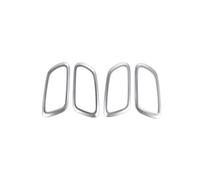 Bekuyu Poignée Traction Porte Intérieure Voiture Moulage Couvercle Poignée Porte Intérieure Voiture Pour Jeep Pour Grand Cherokee 2011 - 2020(Argent)