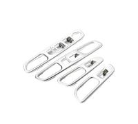 Bekuyu Poignée Traction Porte Intérieure Voiture Panneau Boutons Régulateur Fenêtre Intérieur Voiture Couverture Décorative Pour Jeep Renegade 2016 2017 2018 2019 2020 2021 2022 2023 2024(Matte)