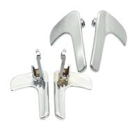 Bekuyu Poignée Traction Porte Intérieure Voiture Poignée Porte Intérieure En Plastique Chromé Conducteur Avant Arrière Gauche Ou Passager Droit Pour VW Pour Camion Pointeur 1,8 L 1999 - 2009(4 sides)