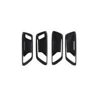 Bekuyu Poignée Traction Porte Intérieure Voiture Pour Ford Pour Maverick 2022 2023 2024 2025 2026 ABS Poignée De Porte Intérieure Cadre Protecteur Garniture(Matte Black)