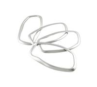 Bekuyu Poignée Traction Porte Intérieure Voiture Pour Jeep Pour Renegade BU 2015 2016 2017 2018 Garniture Couvercle Poignée Porte Intérieure Voiture En Acier Inoxydable