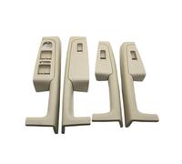 Bekuyu Pour Skoda Pour Superb 2008-2013 3TD867158A Poignée Porte Intérieure Avant Arrière Voiture Accoudoir Cadre Interrupteur Panneau Commande Garniture (4PCS-Beige)