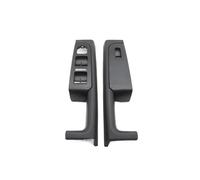 Bekuyu Pour Skoda Pour Superb 2008-2013 3TD867158A Poignée Porte Intérieure Avant Arrière Voiture Accoudoir Cadre Interrupteur Panneau Commande Garniture (2PCS-Black)