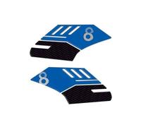 Bekuyu pour Suzuki GSX8R GSX-8R 2024 Autocollants De Protection De Réservoir en Résine 3D Moto (Blue)