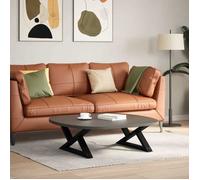 BEL-ACHAT* Base pour table Pieds de table basse - Lot de 2 - JMS - Noir 70x(30-31,3) cm Acier Prom71650283