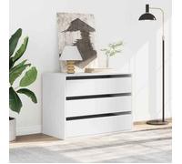 BEL-ACHAT* Commode d'angle - Bahut Meuble Enfilade - Fonction d'affichage, blanc 80x41x58 cm - Bois d'ingénierie Prom69732563